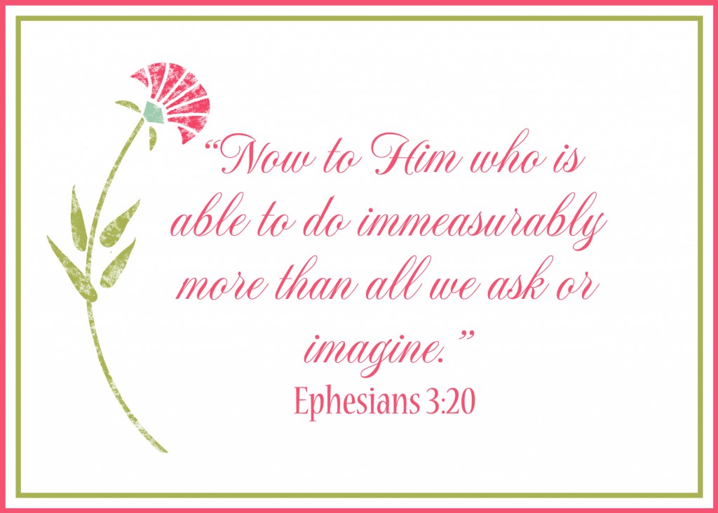 Ephesians 3 20